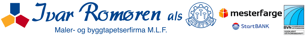Ivar Romøren maler- og byggtapetserfirma AS logo